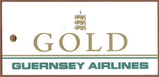 Guernsey Airlines UK Gold Tag