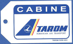 Tarom Baggae Tag-Romania