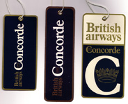 BA Concorde Baggage Tags