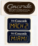 Braniff Concorde BA Machmeter Stickers