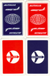 Alitalia Swissair Playing Cards