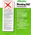 Alitalia B747 1996 Issue