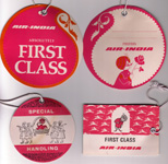 Air India First Class Bag Tags