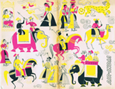 AI Stationery Folder with Soldiers on Animals - Outside Cover